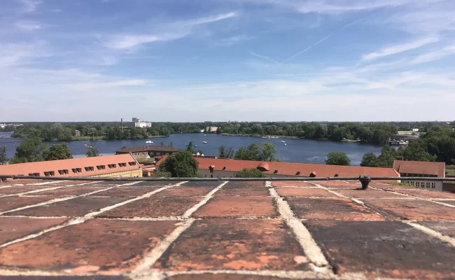 Blick von der Zitadelle Spandau auf die Havel.